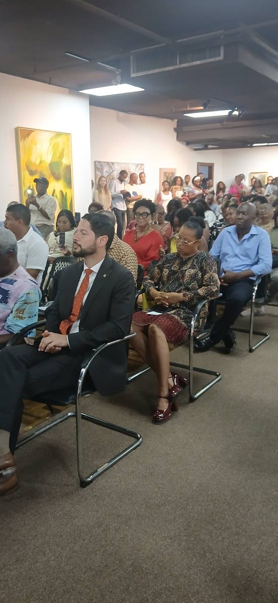 A section of the audience at the opening of the ‘One Nation, New Symbols’ exhibition at the National Gallery of Jamaica, located in Kingston Mall, downtown Kingston, on Sunday, September 28.