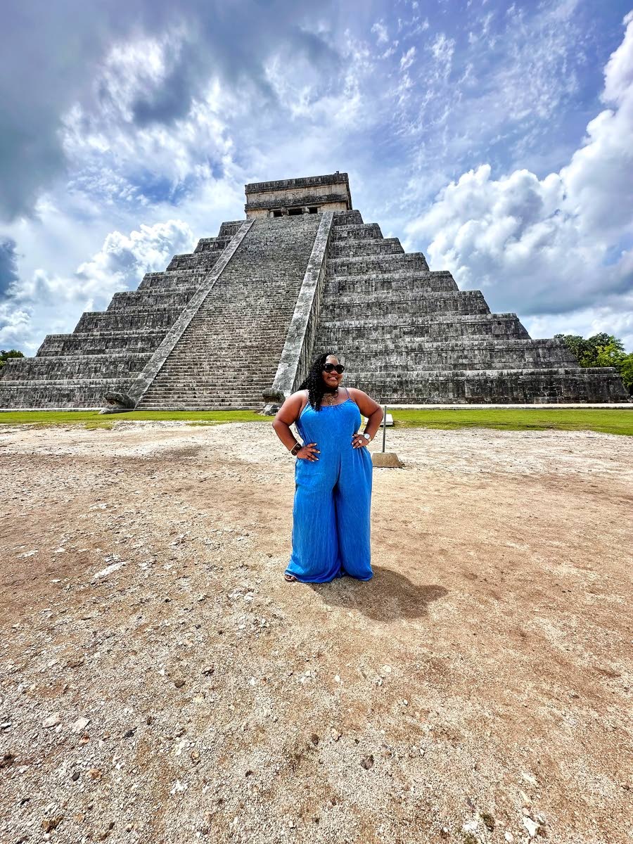 As one of the seven new wonders of the world, Dania Beckford was excited to visit Chichén Itzá to learn more about the temples and Mayan culture.