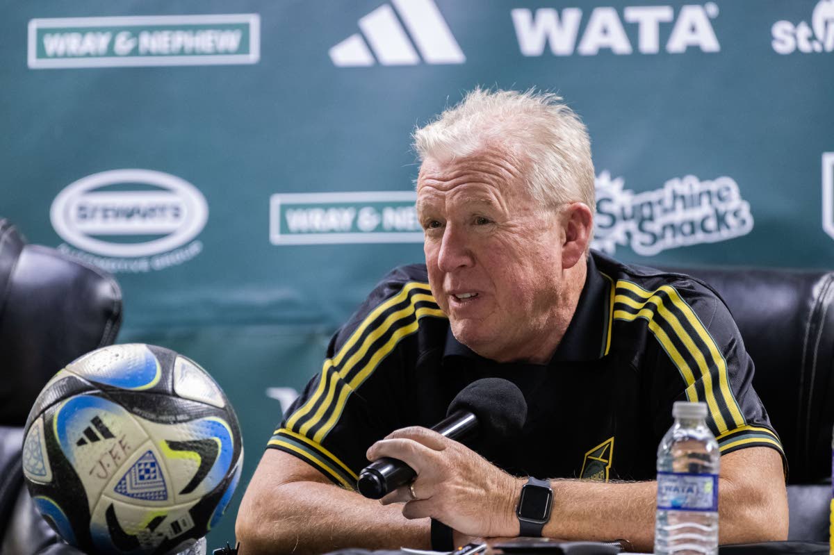 Reggae Boyz head coach Steve McClaren.