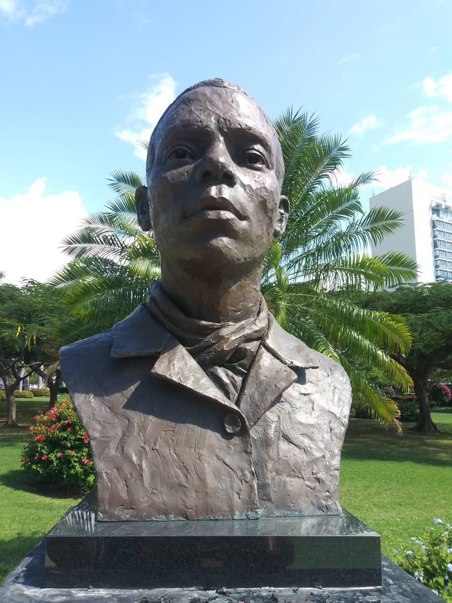 Basil Watson’s bronze bust of National Hero Paul Bogle mounted in 2018 in Emancipation Park, St Andrew, Jamaica.