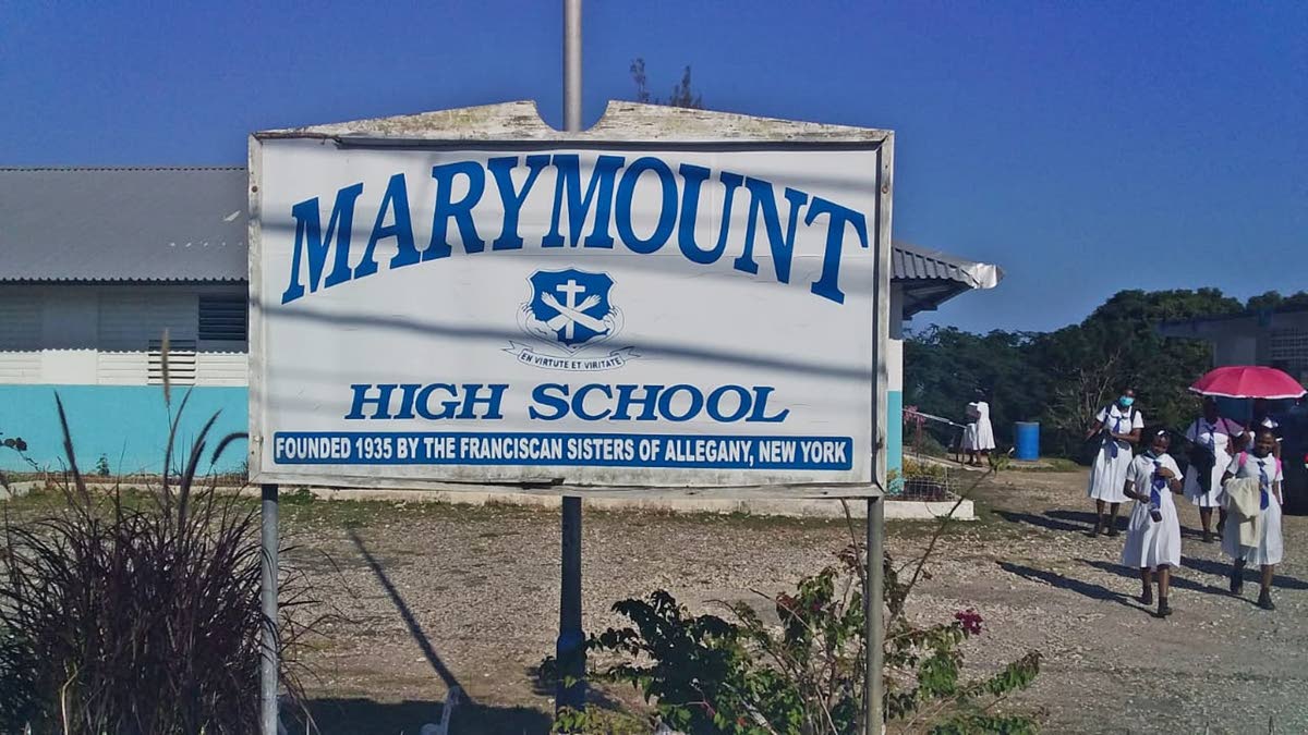 Marymount’s sign