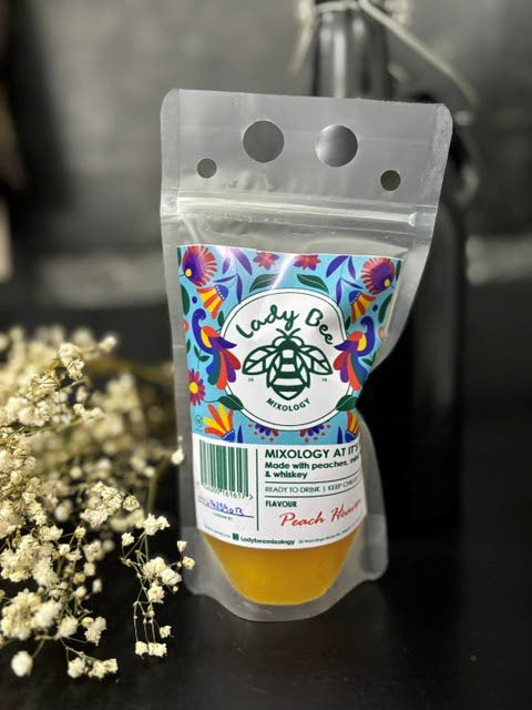 Peach heaven brings bright, juicy peaches muddled with mint and lime and balanced by a pour of whiskey that adds just the right edge.