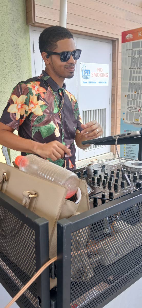  The floral shirt says it, and Adrian ‘DJ Fenix’ Williams wears it with a smile.