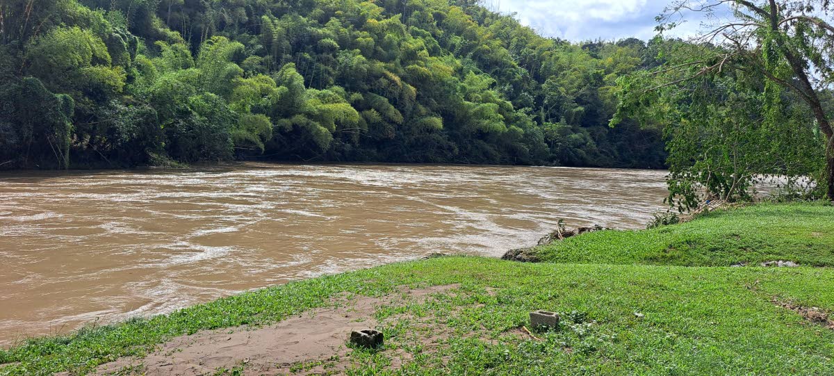 The murky Rio Grande, swollen by Hurricane Melissa, reportedly swept away more than 100 rafting vessels.