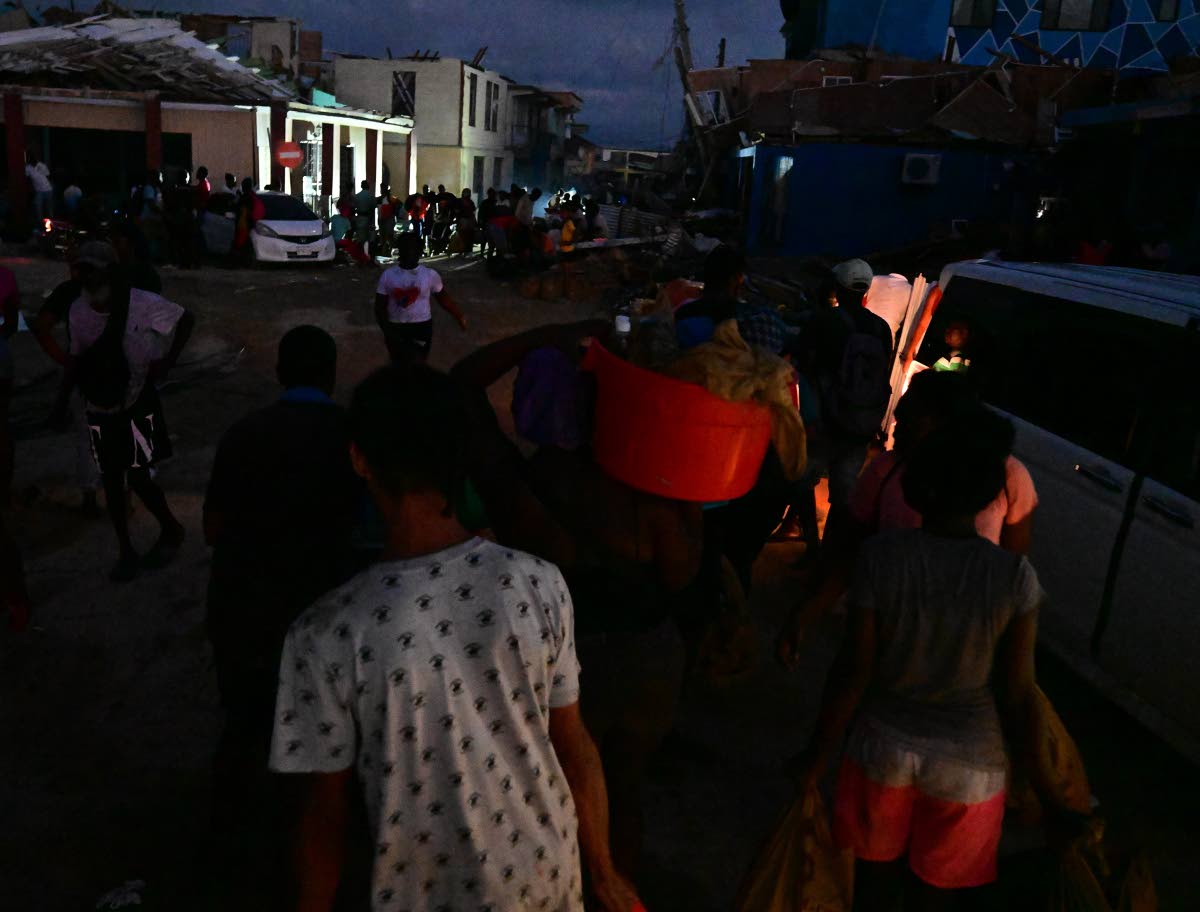 As night fell on Black River last Thursday, the town was illuminated by headlights from motorists in transit.