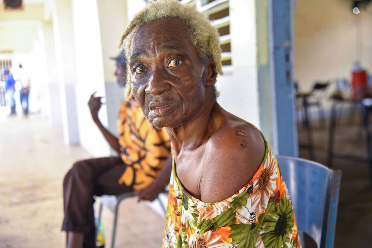 Despie Pinnock a resident of Farm, Westmoreland, recounts her experience during the passage of Hurricane Melissa at the shelter at Belmont Academy in Westmoreland.