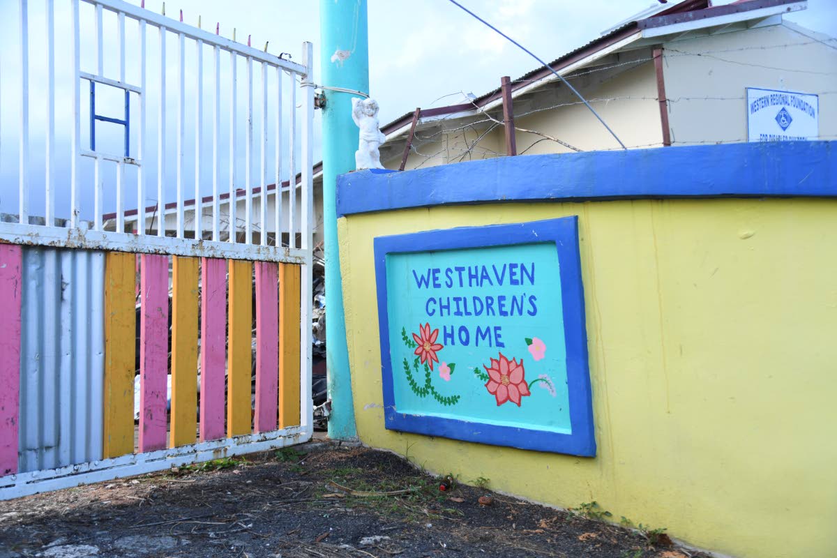 The entrance to Westhaven Children’s Home in Hanover.