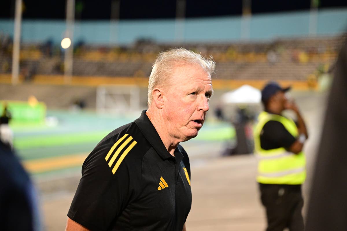 Reggae Boyz head coach Steve McClaren.