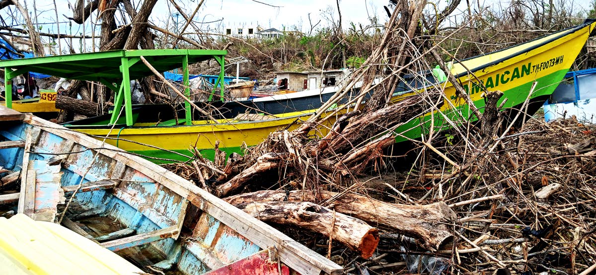 Some boats at Border fishing village survived Hurricane Melissa’s onslaught.