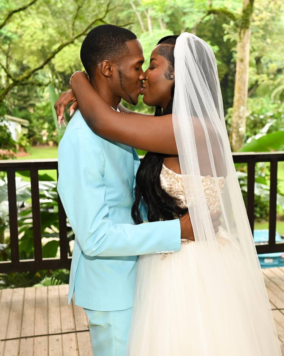 Dane and Abbiegale seal their covenant with a kiss.