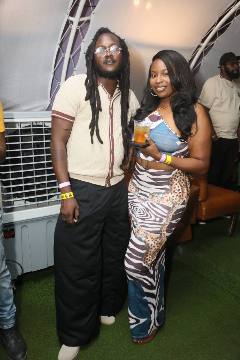Reggae artiste Samory I celebrating his birthday with fiancée, CeeCee, right by his side.