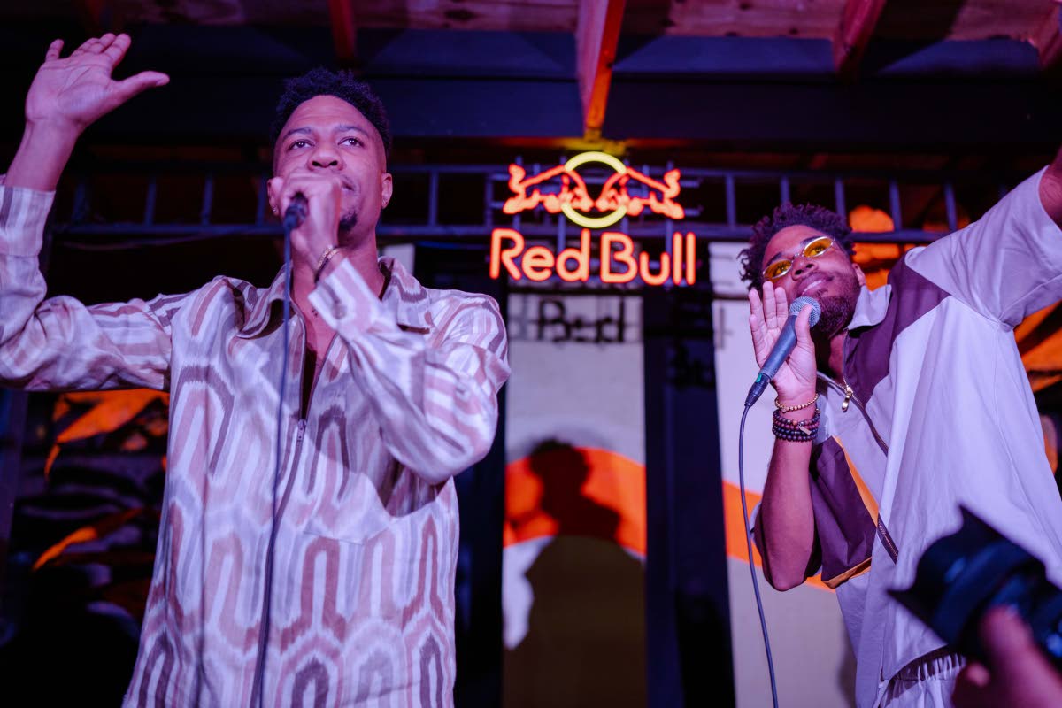 Deh Yah co-founders and Friday Night Cru duo, Damani Gardner (left) and Djavan Warner during their performance at last year’s staging.