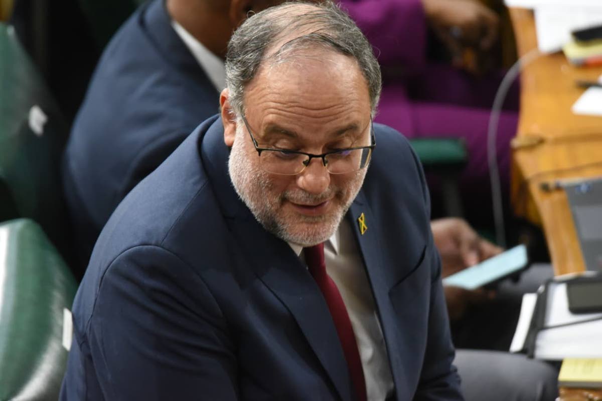 Leader of the Opposition, Mark Golding, speaking in Parliament on December 2, 2025.