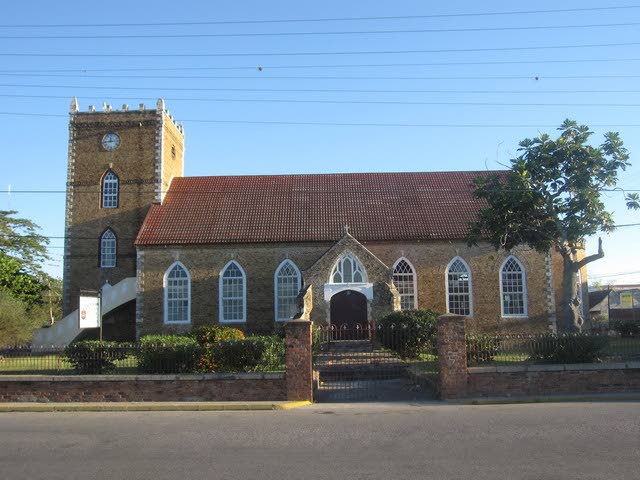 St John’s Anglican Church in Black River, St Elizabeth, before it was destroyed by Hurricane Melissa on October 28.