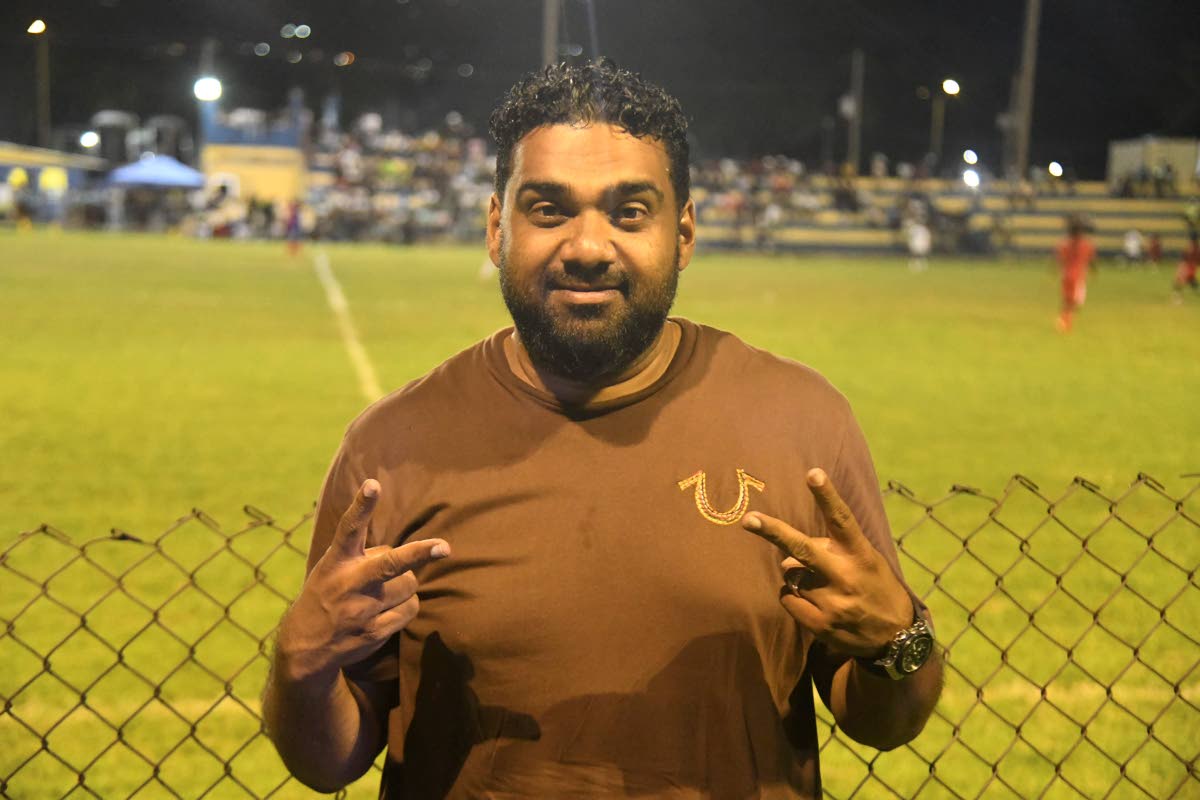 Romeich Major, CEO of Romeich Entertainment, at the charity football event hosted by TikTok content creators and entertainers, at Constant Spring football field on Tuesday.
