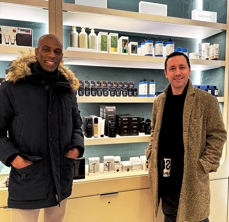 Melbourne and his business partner, Anthony Lecy-Siewert. 