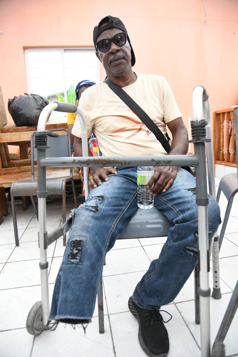 Seventy-year-old Edgar Bruce speaks with The Gleaner at the Mother Lewis AME Church in Shrewsbury, Westmoreland. 