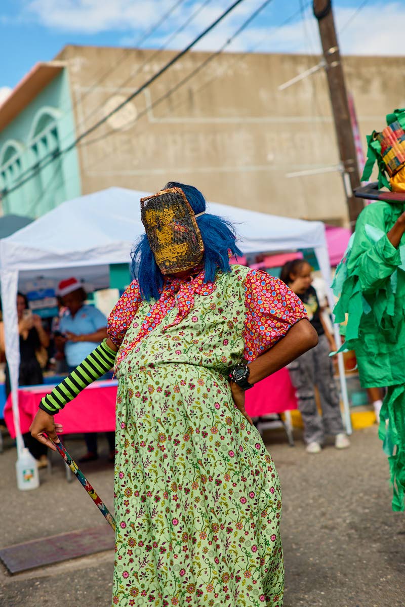 Belly Woman, also referred to as Belly Mumma, strikes a pose for the camera. 