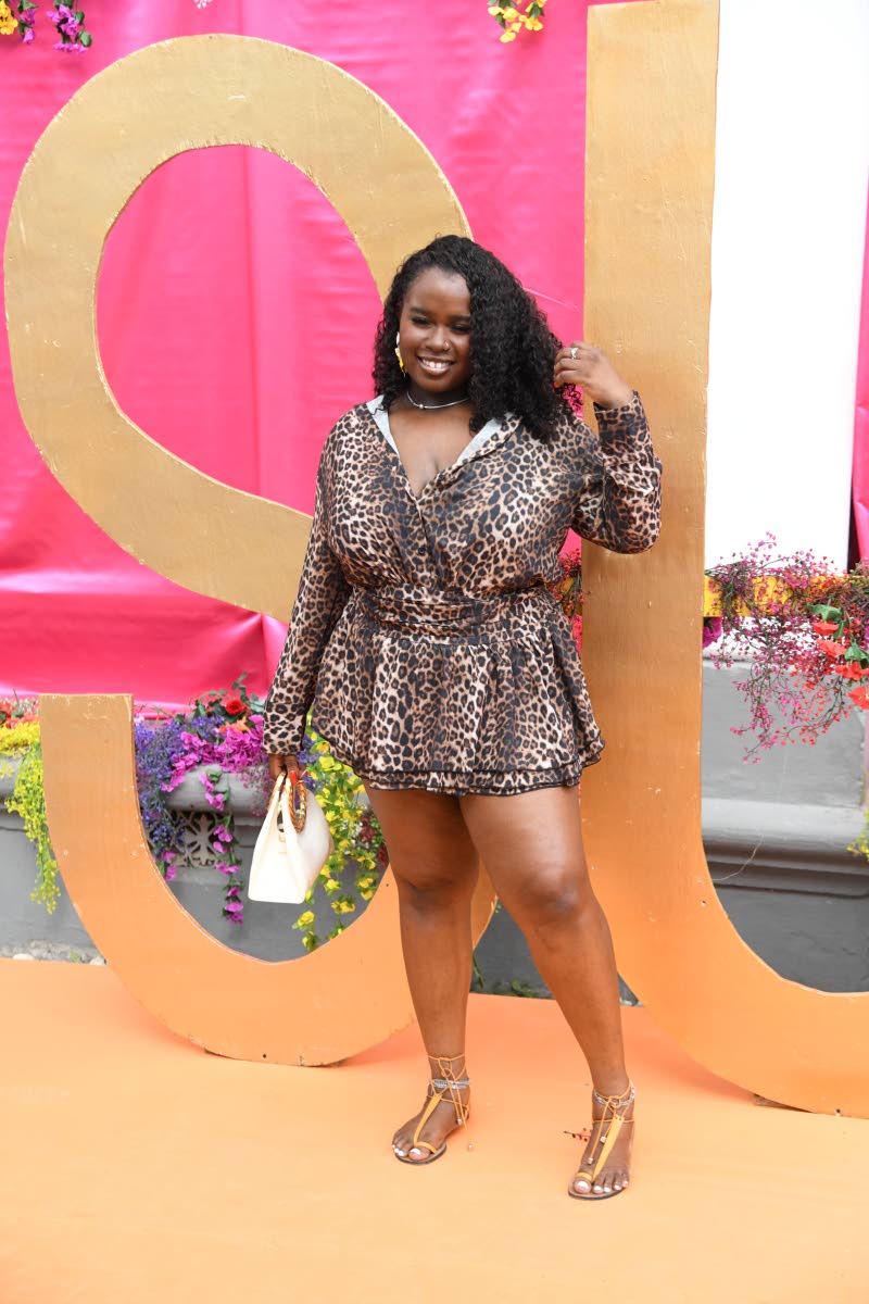 Attorney-at-law Taylor-Anne Davis leans into a leopard-print romper for the Sunnation Sunrise celebration.