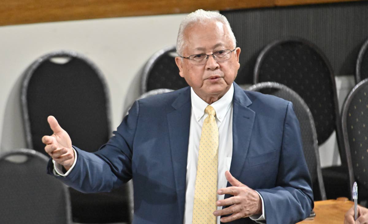 Delroy Chuck, minister of justice. 