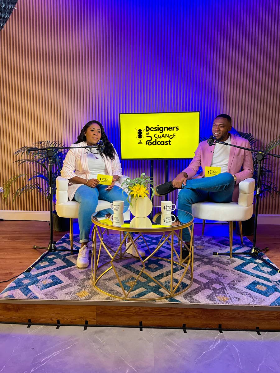 Natassia Wright and Jamar Wright, co-hosts of the ‘Designers of Change’ podcasts.