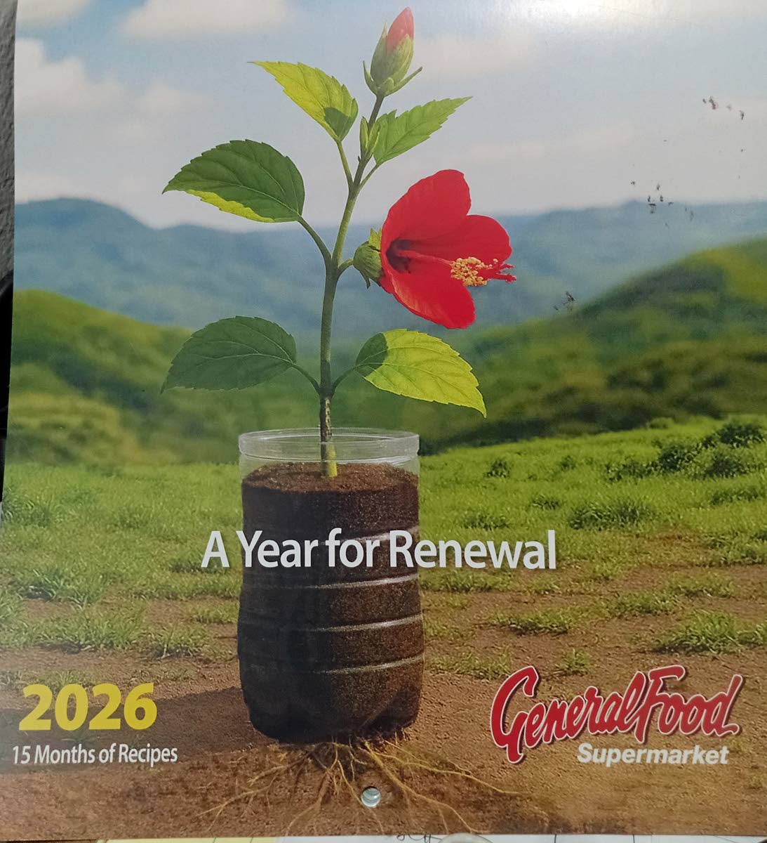 The cover of General Food’s 2026 calendar, titled ‘A Year for Renewal’.