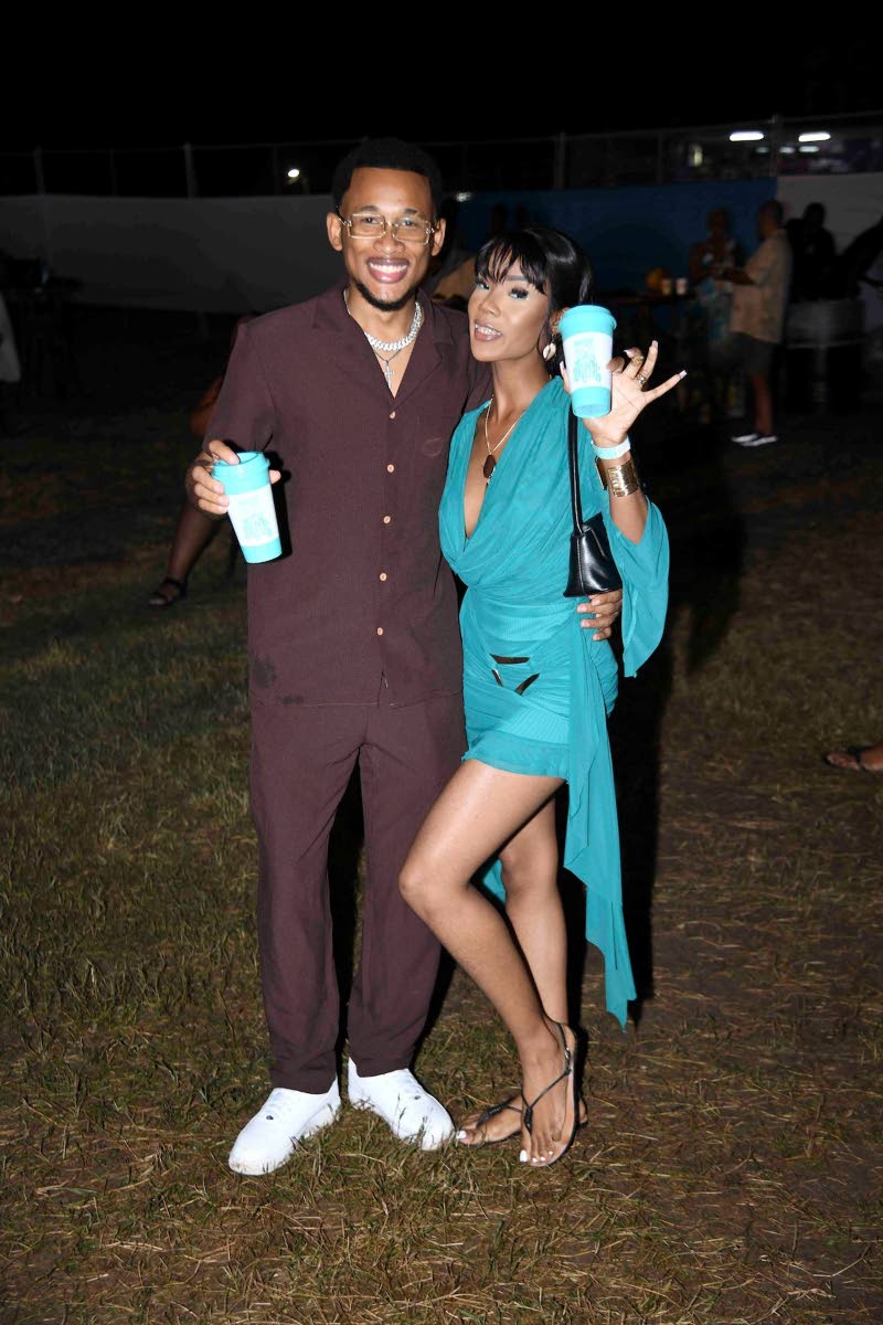 Content creator Jordan Thompson (left) and Joan McKenzie pose for the camera, Thompson in Shein. 