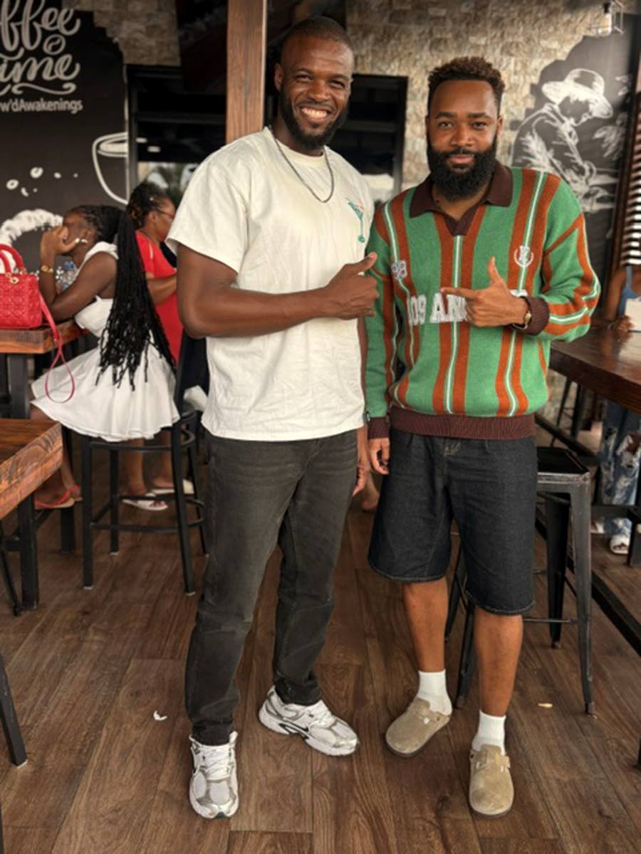 Smith is grateful to friends like communication specialist and project planner, Daniel Jarrett, who didn’t hesitate to show his support during the trip back home.