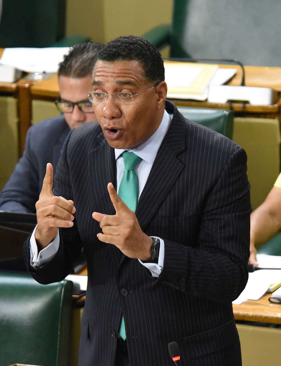 Prime Minister Dr Andrew Holness.