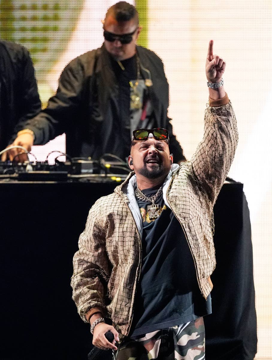 Sean Paul performs during the 2025 iHeartRadio Jingle Ball on Friday, December 5, 2025, at Intuit Dome in Inglewood, Calif.
