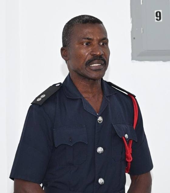  Mark Edwards, assistant superintendent at the St Elizabeth Divisional Headquarters of the Jamaica Fire Brigade in Black River, addresses the St Elizabeth Municipal Corporation’s general monthly meeting last Thursday. 