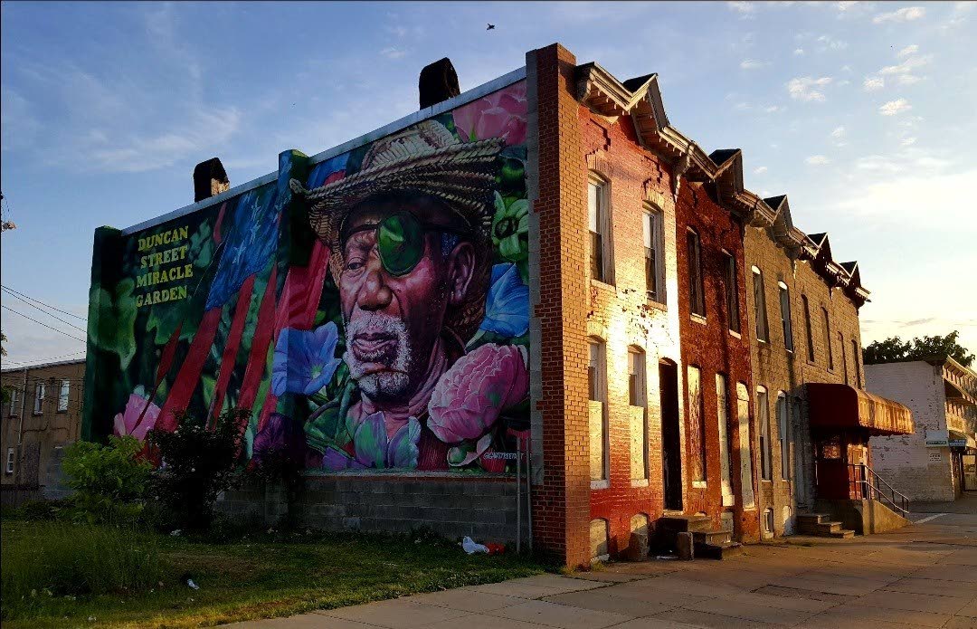 A mural in Baltimore, Maryland