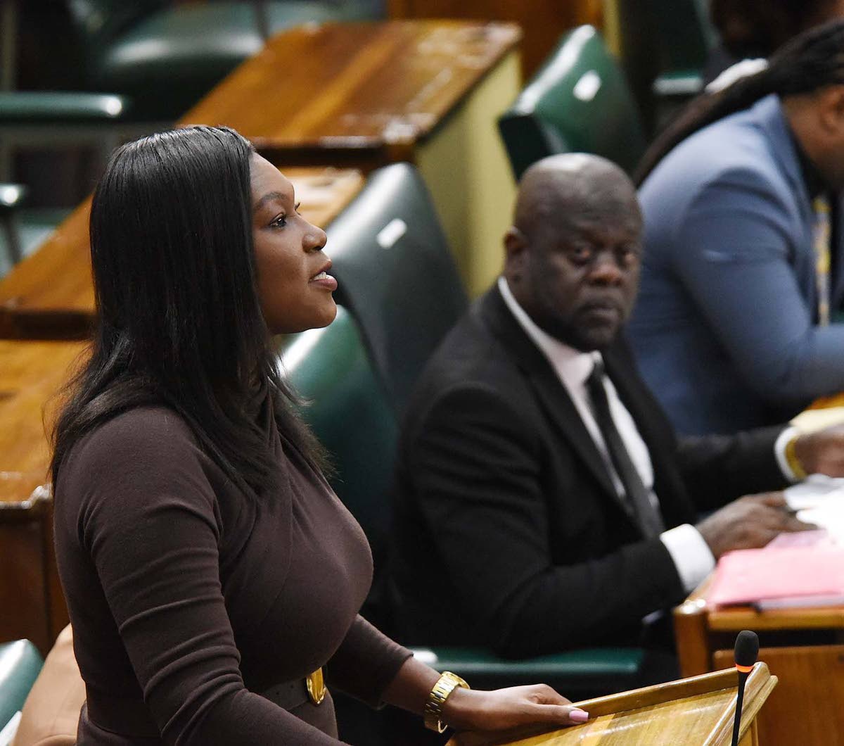 Opposition parliamentarian Zuleika Jess.