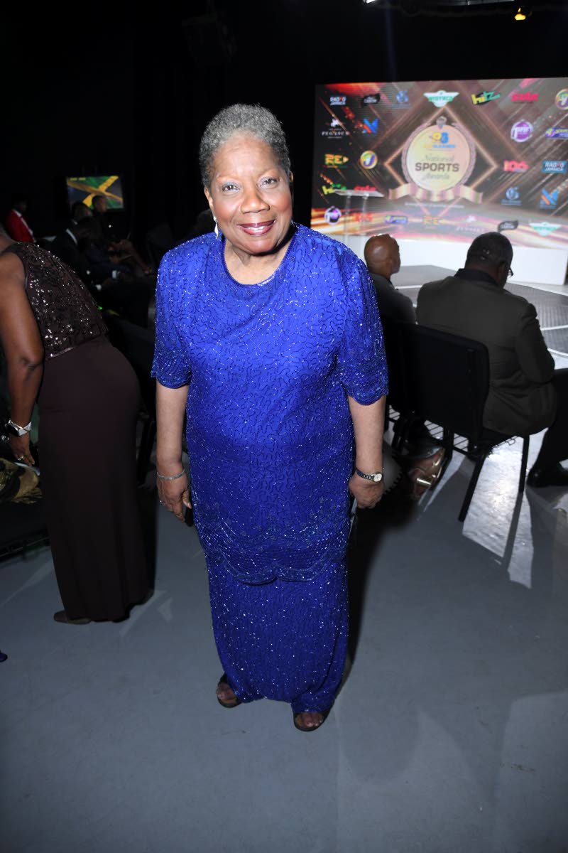 We spotted Carole Guntley, former director of tourism, looking fabulous in blue.