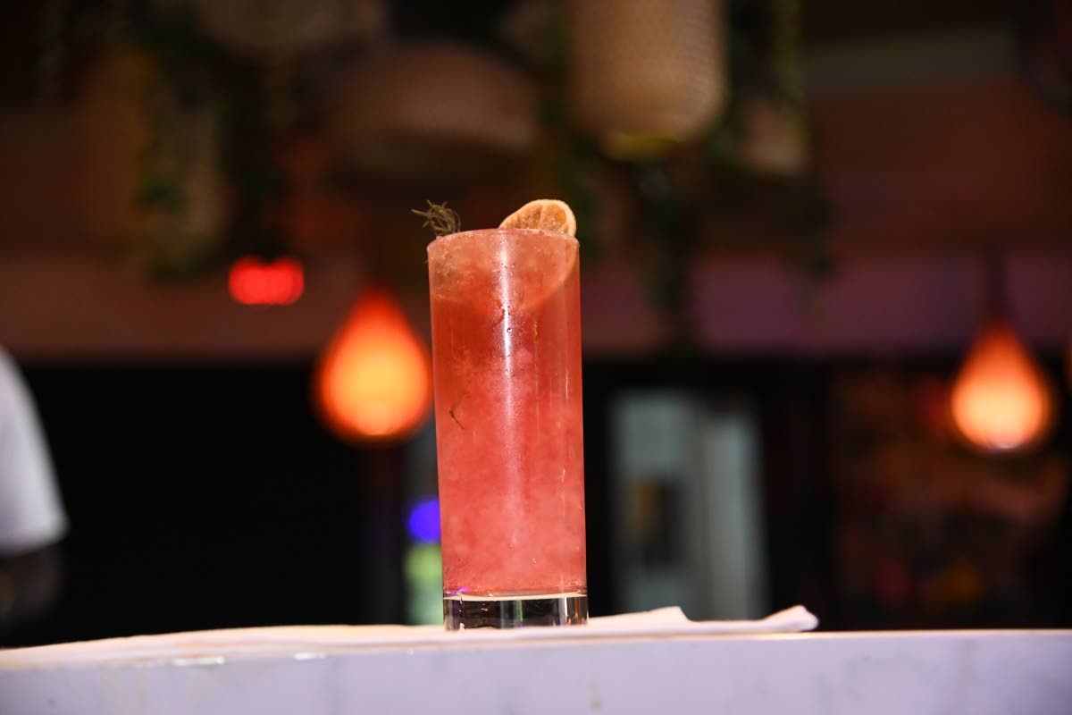 There’s nothing bitter about this tall cane cocktail, apart from a key ingredient. It perfectly balances the brand’s overproof rum with cranberry juice and grapefruit soda.