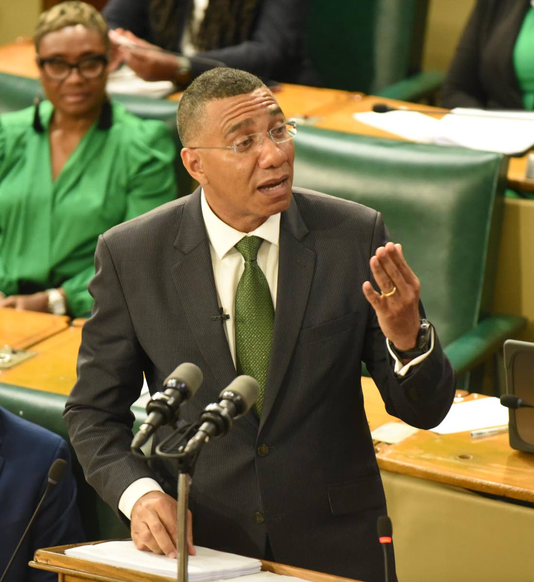 Prime Minister Dr Andrew Holness