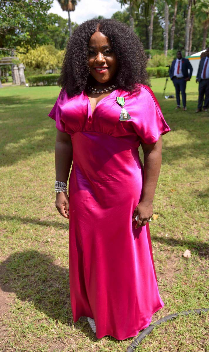 Reggae singer Shauna McKenzie, better known as Etana, stands proud and grateful to be conferred with the Order of Distinction in the rank of Officer.