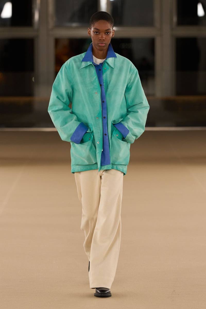 Gone global, Spanish Town resident Jessie Craig glowed in The City of Lights for Auralee’s newest collection last Wednesday in Look 8. 