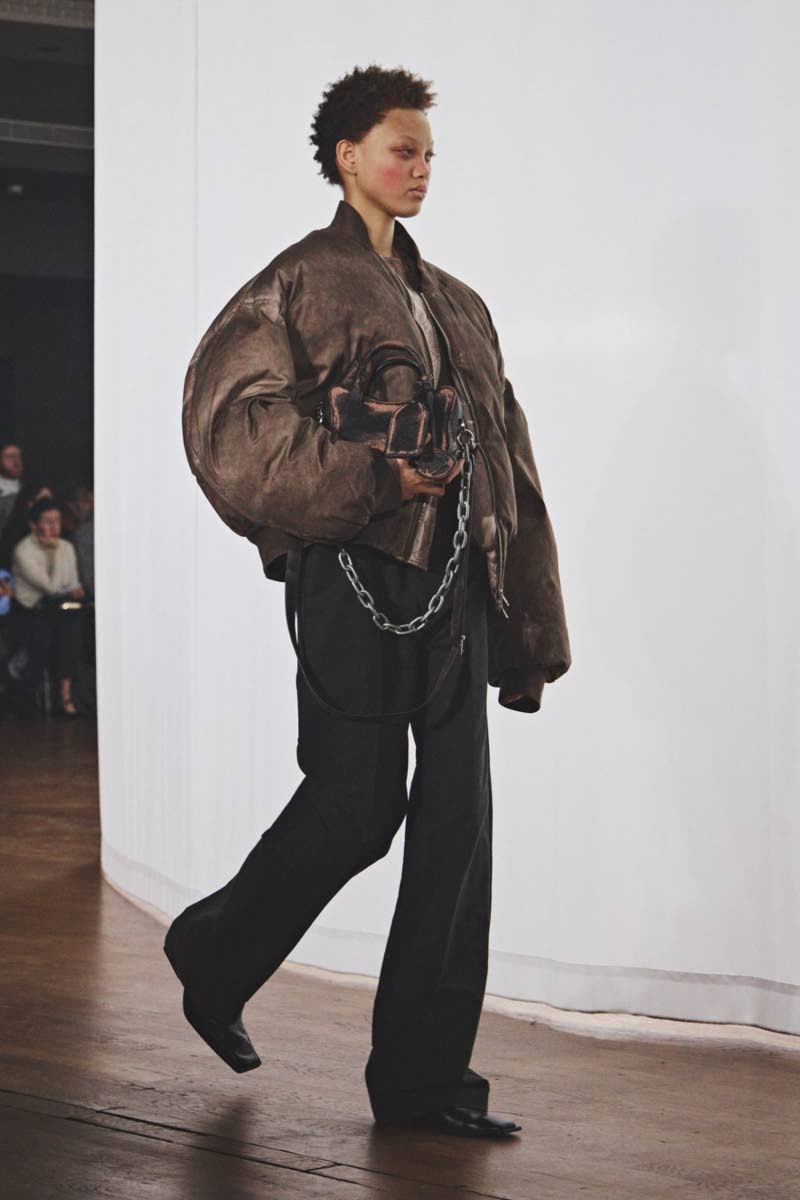 Dill wears Look 2 for Achilles Ion Gabriel’s final show as creative director of the Spanish contemporary fashion house CamperLab in Paris last Thursday.