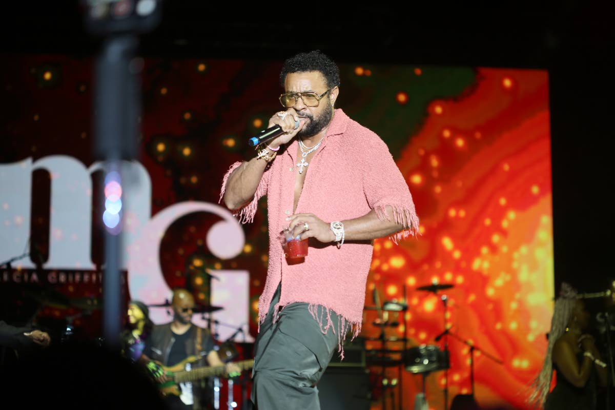 Shaggy performing at Marcia & Friends Concert held on Sunday, November 3, 2024 at Palm Drive, Hope Gardens, St Andrew