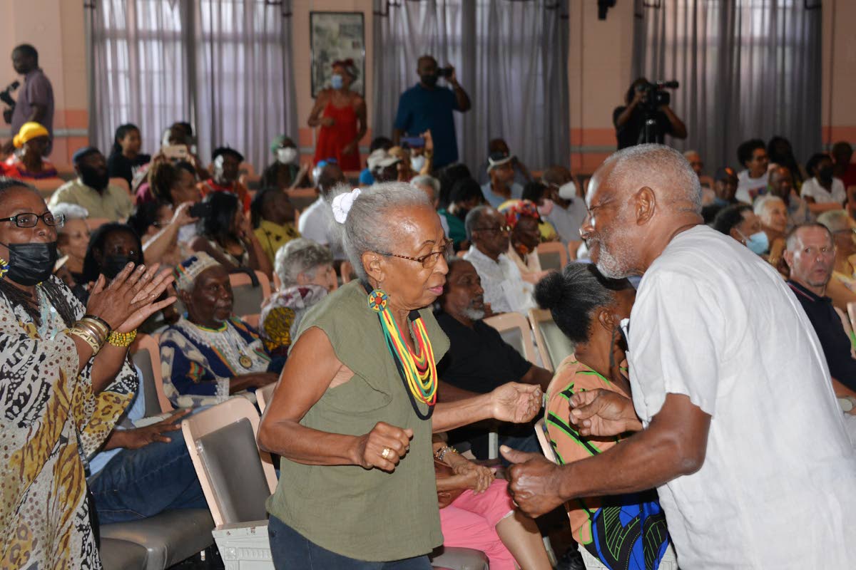 Attendees turned the lecture hall into a dancefloor at Grounation 2023.