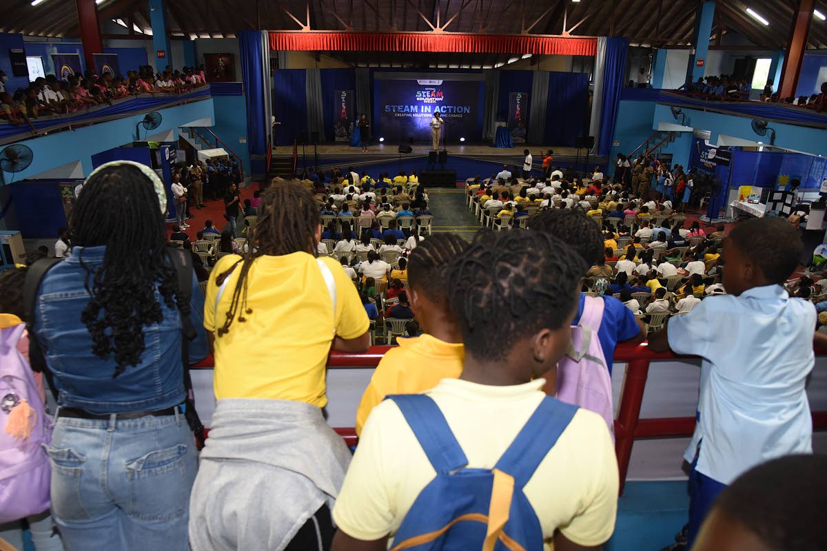 The packed auditorium at the Chinese Benevolent Association for the STEAM in Action Expo held last Thursday as part of activities for National STEAM Education Week 2026.