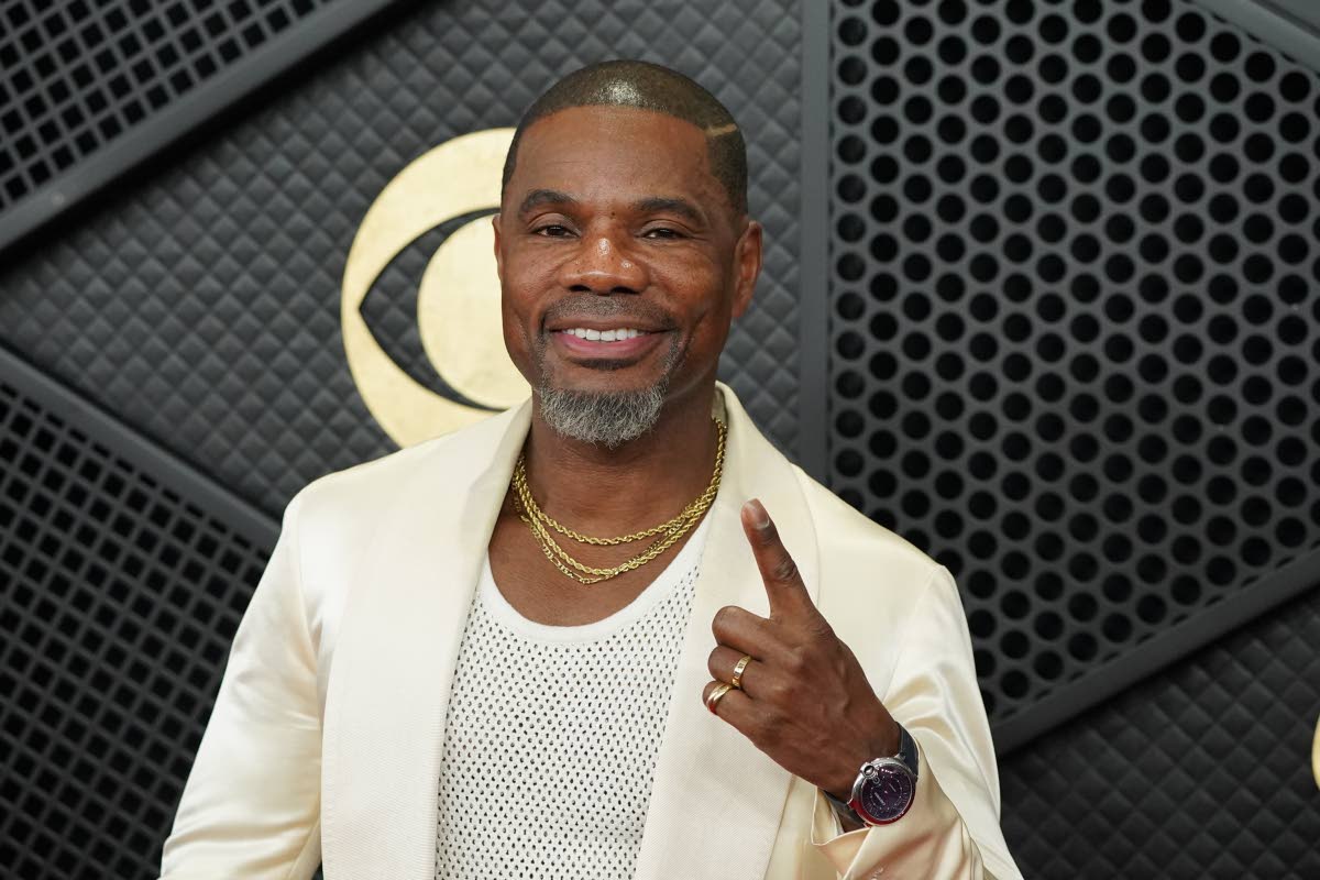 Gospel artiste Kirk Franklin poses for the camera.