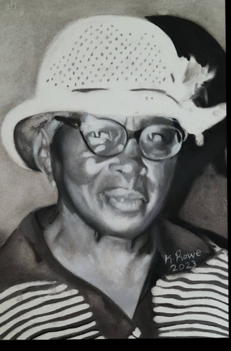 Admiring the quality of the pencil, Rowe draws on the inspiration of real life to produce a meaningful body of work.  