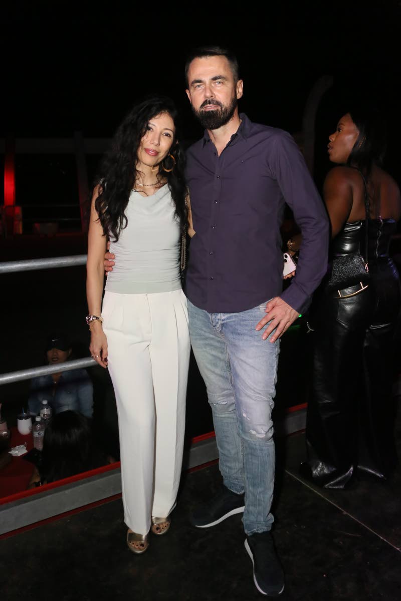 Head of engineering Serge Lyzun takes his wife, Dilia, as his plus one.