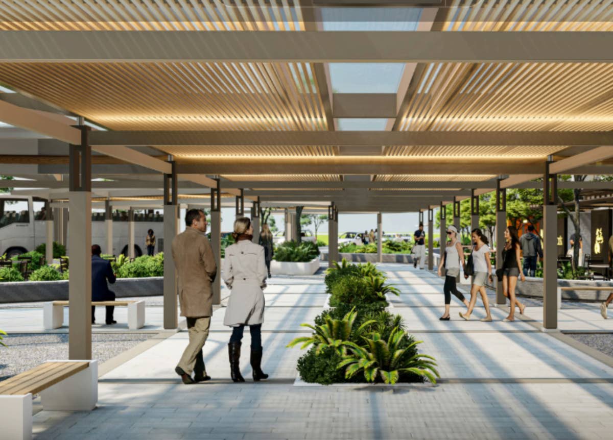 An artist’s impression showing the redesigned arrivals hall at the Norman Manley International Airport.