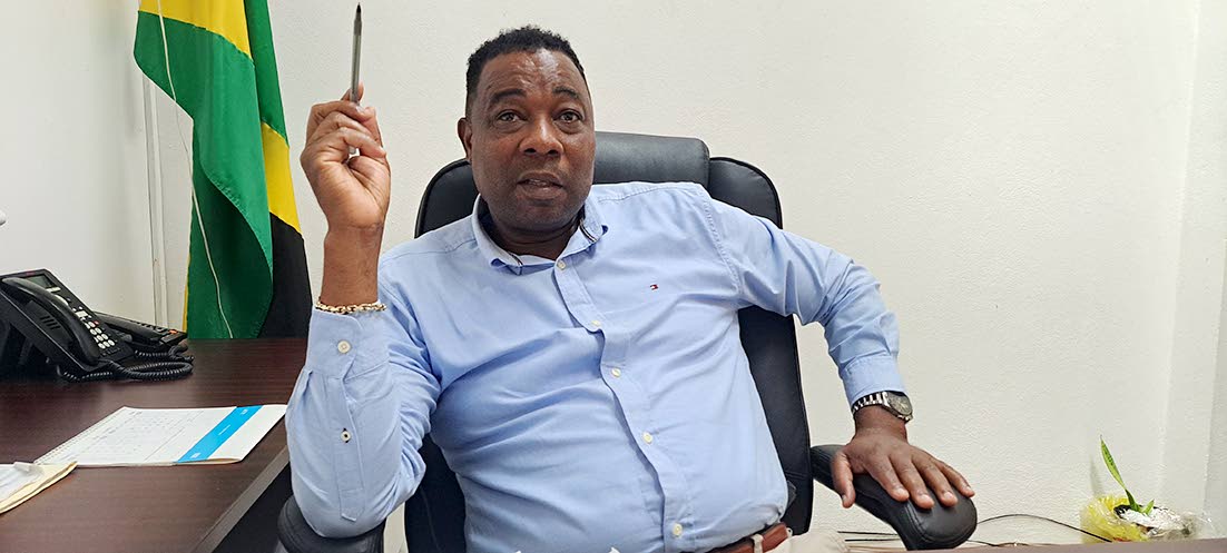 Chairman of the St Mary Municipal Corporation, Fitzroy Wilson.