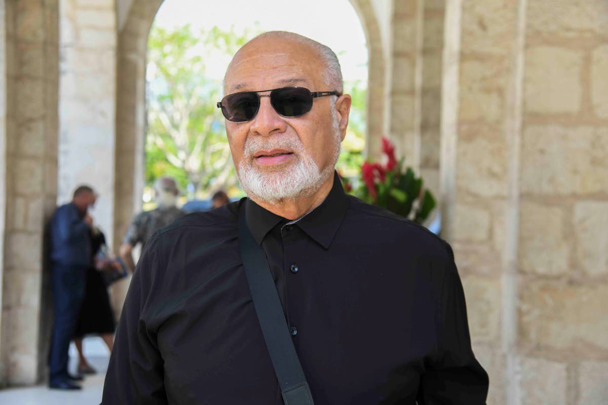  Former Third World drummer, William ‘Willie’ Stewart, at last Thursday’s thanksgiving service for Stephen ‘Cat’ Coore. Stewart has written, arranged and is the co-executive producer of the song ‘Have a Little Faith’. All proceeds will go tow