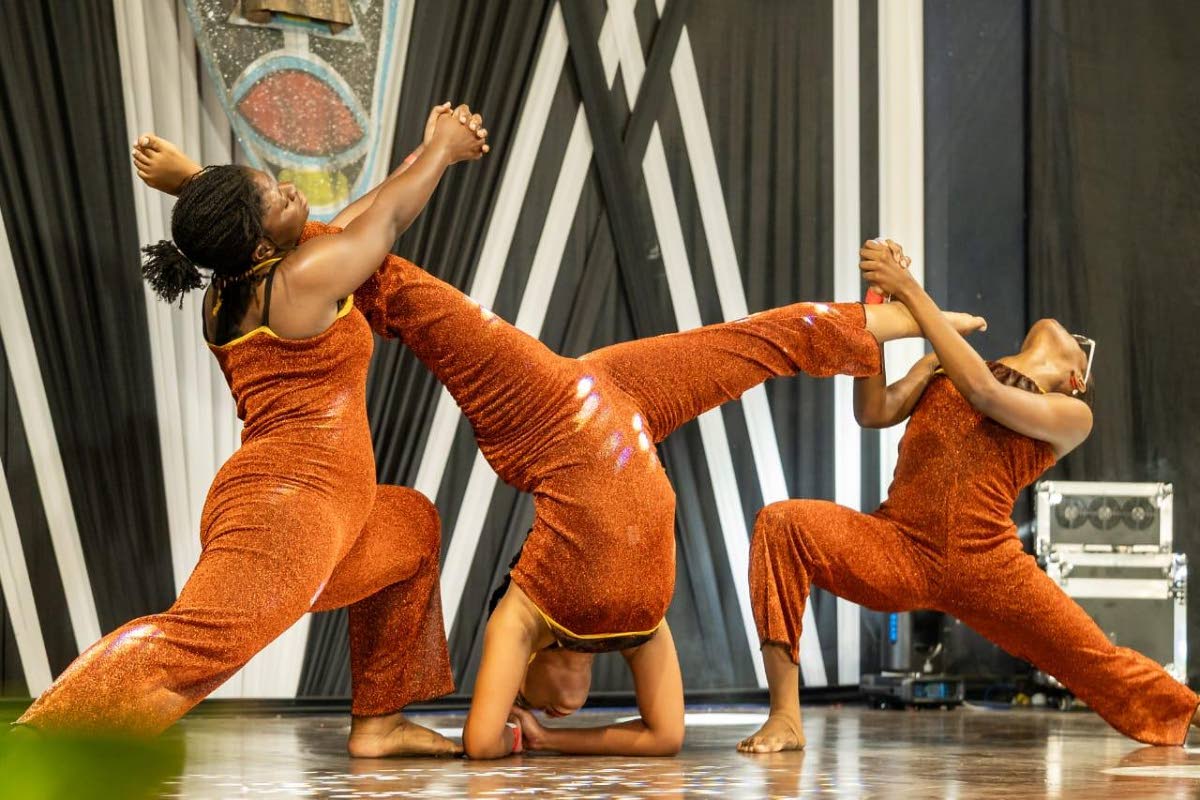 A scene from the performance titled ‘Bondage’.