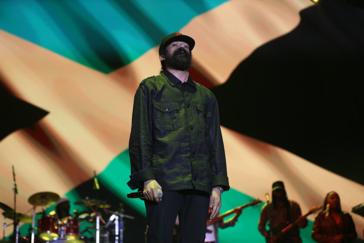 Damian ‘Jr Gong’ Marley commanded the stage. 